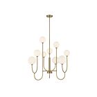 Savoy House 1-5980-9-127 Chester 9-Luminaires 60W Laiton noble Incandescente/LED Lustre