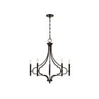Savoy House 1-5999-5-15 Woodlawn 5-Luminaires 60W Bronze méditerranéen Incandescente/LED Lustre