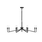 Lustre Savoy House Salem 1-6400-8-190 8 Lumières 480W Fer forgé