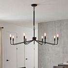 Lustre Savoy House Salem 1-6400-8-190 8 Lumières 480W Fer forgé