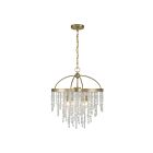 Savoy House 1-6450-4-127 Jeanette 4-Luminaires 60W Laiton noble Incandescente/LED Lustre