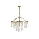 Savoy House 1-6451-8-127 Jeanette 8-Luminaires 60W Laiton noble Incandescente/LED Lustre