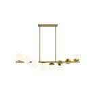 Savoy House 1-6524-8-322 Turin 8-Luminaires 60W Laiton chaud Incandescente/LED Lustre