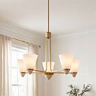 Savoy House 1-7265-5-322 5-Lumières 300W Laiton chaud Lustre