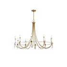 Savoy House Mayfair 1-7712-10-195 10-Lumières 600W Laiton chaud/Chrome Suspendu