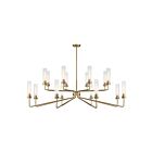 Savoy House Baker 1-8862-16-322 16-Lumières 960W Laiton chaud Lustre