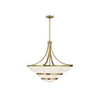 Savoy House 1-9152-4-322 Constantine 4-Luminaires 60W Laiton chaud Incandescente/LED Lustre