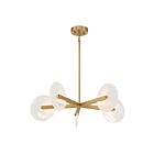 Savoy House 1-9305-5-322 Ainslie 5-Luminaires 20W Laiton chaud Lustre avec LED intégrée