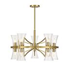 Lustre Savoy House Bennington 1-9704-10-322 10 Lumières 600W Laiton chaud