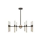 Savoy House 1-9716-8-15 Linden 8-Luminaires 40W Bronze méditerranéen Lustre avec LED intégrée