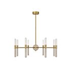 Savoy House 1-9716-8-322 Linden 8-Luminaires 40W Laiton chaud Lustre avec LED intégrée