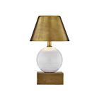 Savoy House 11-CD06RC-CB Silas 1-Luminaire 2.3W Laiton Lampe de table avec LED intégrée
