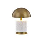 Savoy House 11-CD07RC Cora 1-Luminaire 2.3W Laiton Lampe de table avec LED intégrée
