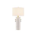 Savoy House 11-CD09 Cindy 1-Luminaire 100W Blanc Incandescente/LED Lampe de table