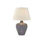 Savoy House 11-CD11 Dakota 1-Luminaire 100W Gris Incandescente/LED Lampe de table