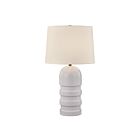 Savoy House 11-CD15-WH Wehunt 1-Luminaire 100W Blanc Incandescente/LED Lampe de table