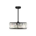 Savoy House 23-FD-245-89 Janus Noir mat 8W Ventilateur de plafond