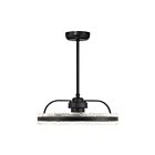 Savoy House 24-FD-555-89 Corona Noir mat 36W Ventilateur de plafond