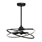 Savoy House 24-FD-745-89 Dorado Noir mat 36W Ventilateur de plafond