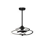Savoy House 24-FD-945-89 Hydra Noir mat 36W Ventilateur de plafond