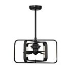 Savoy House 24-FD-955-89 Lynx Noir mat 36W Ventilateur de plafond