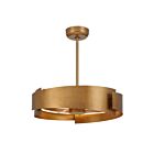 Savoy House 28-FD-455-54 Amiena 36W Patine dorée Lustre avec LED intégrée