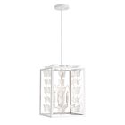 Savoy House Birch 3-4197-4-83 4-Lumières 240W Biscuit Blanc Suspendu