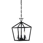 Savoy House Essentials Townsend 3-420-3-89 3-Lumières 180W Noir mat Suspendu