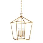 Savoy House Essentials Townsend 3-421-4-322 4-Lumières 240W Laiton chaud Suspendu
