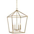 Savoy House Essentials Townsend 3-422-6-322 6-Lumières 360W Laiton chaud Suspendu
