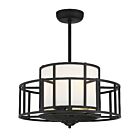 Ventilateur de plafond Savoy House Oslo 30-FD-126-89 31W 26" Noir mat