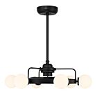 Savoy House 30-FD-345-89 Gibson Noir mat 6W Ventilateur de plafond