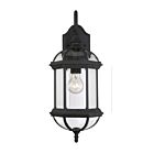Lanterne murale d'extérieur Savoy House 5-0630-BK Kensington 1-lumière 60W Noir texturé