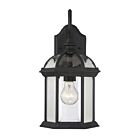 Lanterne murale d'extérieur Savoy House 5-0633-BK Kensington 1-lumière 60W Noir texturé