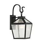 Lanterne murale d'extérieur Savoy House 5-100-BK Woodstock 1-lumière 60W Noir