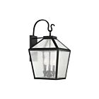 Lanterne murale d'extérieur Savoy House 5-101-BK Woodstock 3-lumières 180W Noir