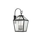 Lanterne murale d'extérieur Savoy House 5-102-BK Woodstock 4-lumières 240W Noir
