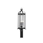 Savoy House 5-115-337 Preston 3-Luminaires 60W Noir Incandescente/LED lampe de poteau