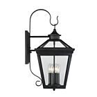 Lanterne murale d'extérieur Savoy House 5-142-BK Ellijay 4-lumières 160W Noir