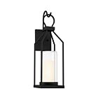 Lanterne murale d'extérieur Savoy House 5-1985-BK Hamilton 1-lumière 60W Noir mat