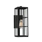 Lanterne murale d'extérieur Savoy House 5-1989-BK Ericson 1-lumière 60W Noir mat