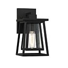 Lanterne murale d'extérieur Savoy House 5-2020-BK Denver 1-lumière 60W Noir mat
