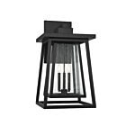 Lanterne murale d'extérieur Savoy House 5-2023-BK Denver 3-lumières 180W Noir mat