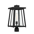 Lanterne de poteau extérieure Savoy House Denver 5-2024-BK 1-Lumière 60W Noir mat