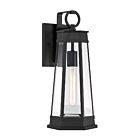 Savoy House 5-205-BK 1-Lumière 60W Noir mat Lanterne murale extérieure