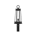 Savoy House 5-209-BK 1-Lumière 60W Noir mat Lampadaire extérieur