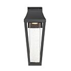 Lanterne murale d'extérieur Savoy House 5-353-BK Brookline 1-lumière 4.5W Noir mat