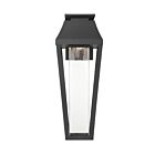 Lanterne murale d'extérieur Savoy House 5-355-BK Brookline 1-lumière 14W Noir mat