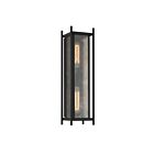 Savoy House 5-3805-BK Jacobs 2-Luminaires 60W Noir Incandescente/LED Applique Murale Extérieur