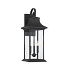 Lanterne murale d'extérieur Savoy House 5-452-BK Hancock 3-lumières 120W Noir mat